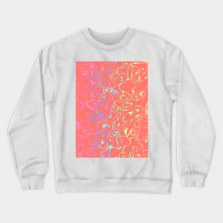 CORAL Abstract Crewneck Sweatshirt